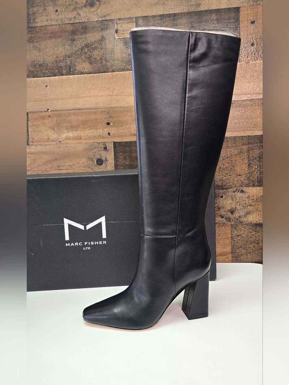 Marc Fisher LTDWomen's Lannie Tall Block Heel Boots - Picture 4 of 15
